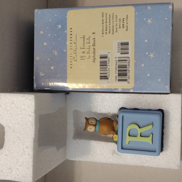 Vintage Alphabet Block R - Picture 5 of 5